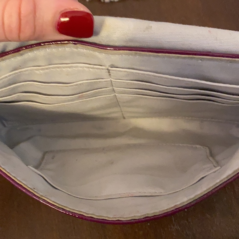 Coach Wallet- purple, real and authentic - Picture 2 of 5